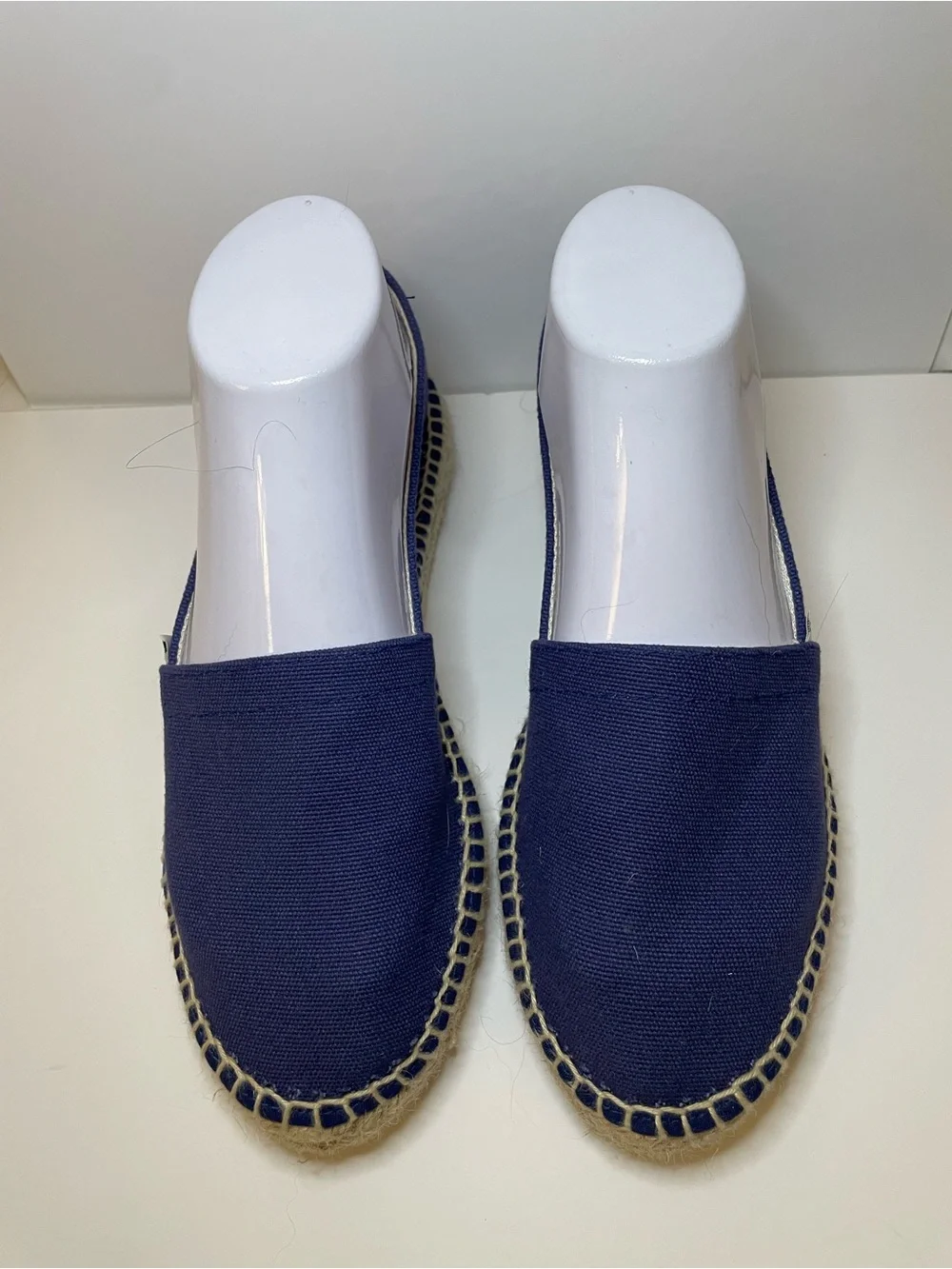 Classic Women's Navy Espadrille Slip-Ons